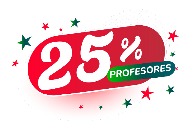 25% PROFESORES