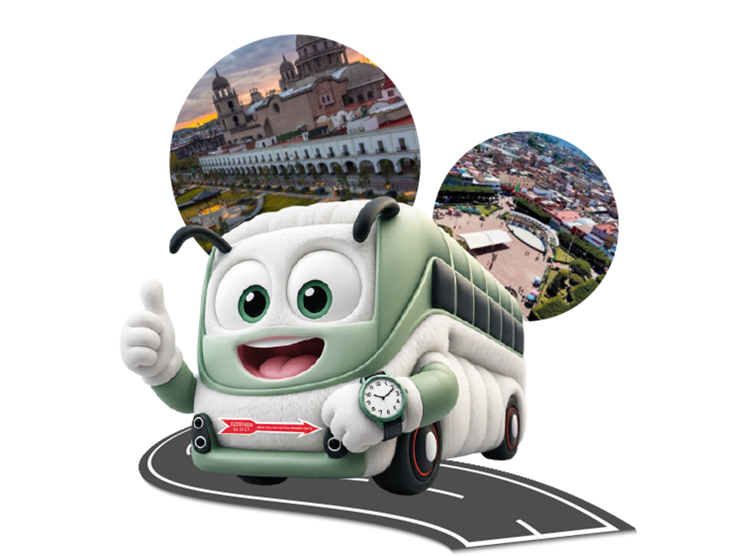 Mascota del bus